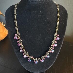 lizpaiacios necklace pink - swarovski